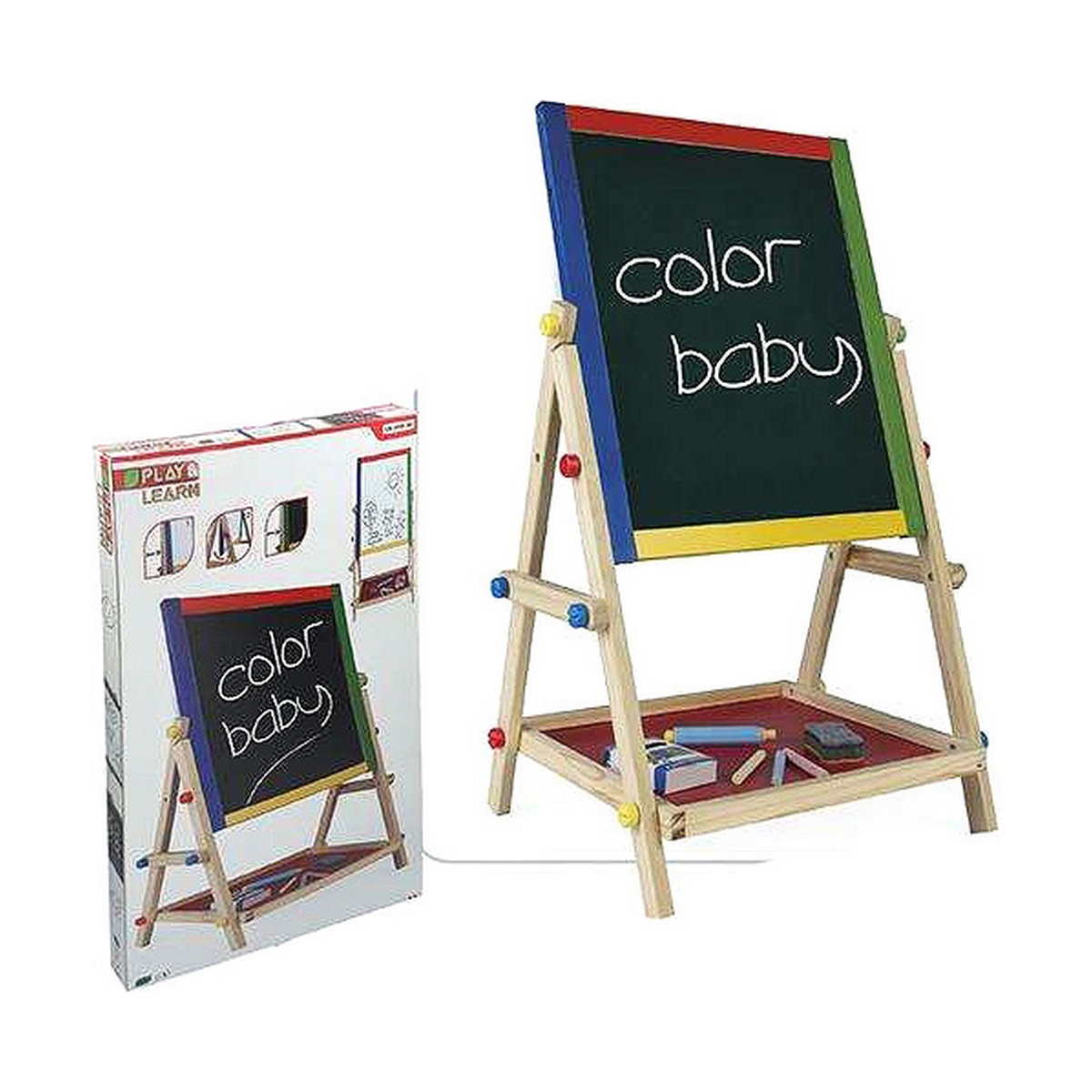 Lavagna DoublE-Face Colorbaby Accessori 65 X 38 cm
