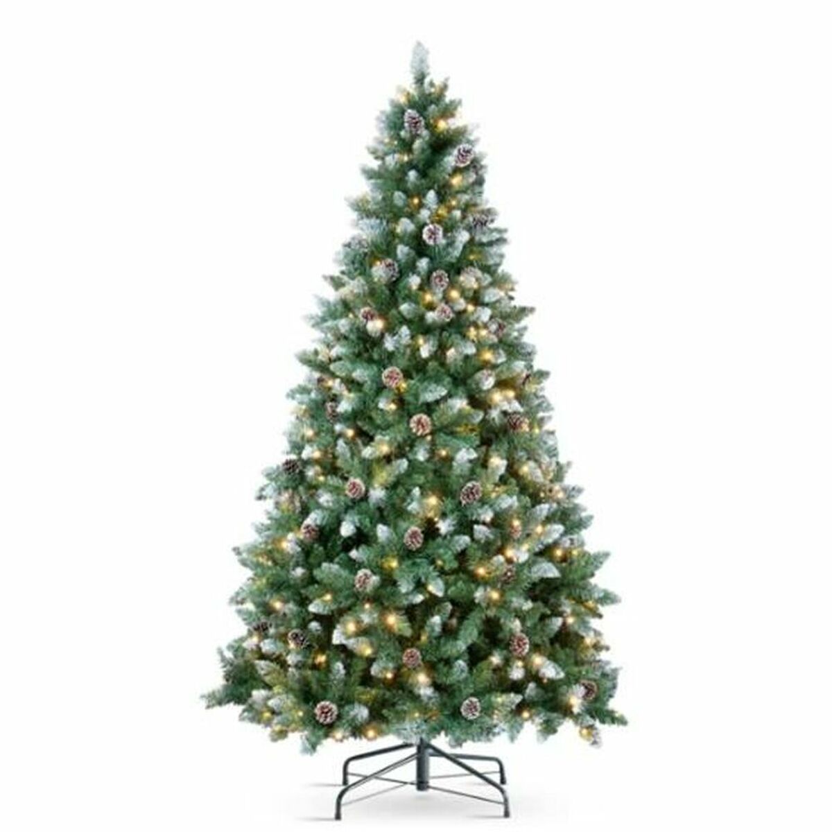 Albero Di Natale Dkd Home Decor Verde Metallo Polietilene 90 X 90 X 180 Cm 180 cm