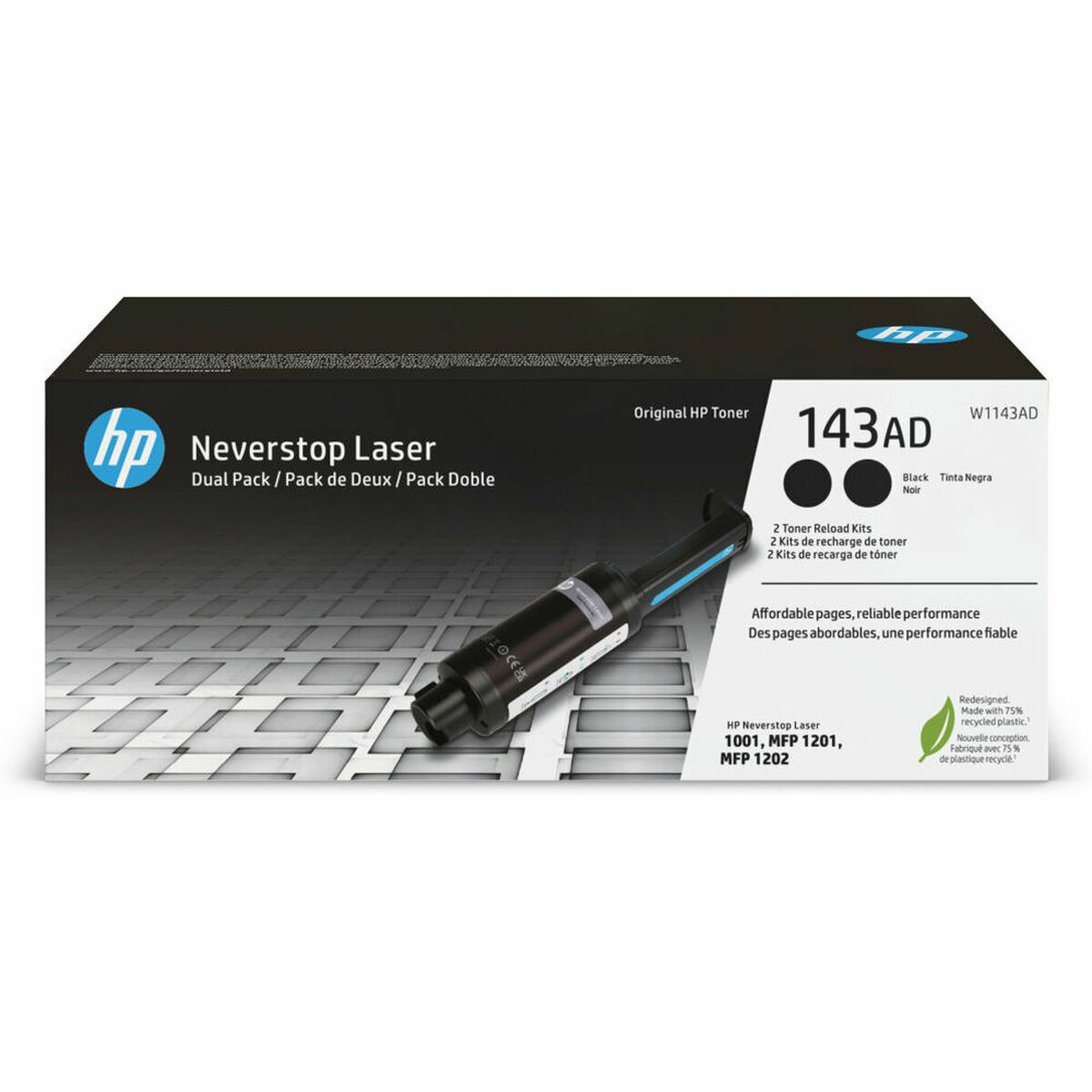 Toner Originale Hp Hpw1143ad Nero