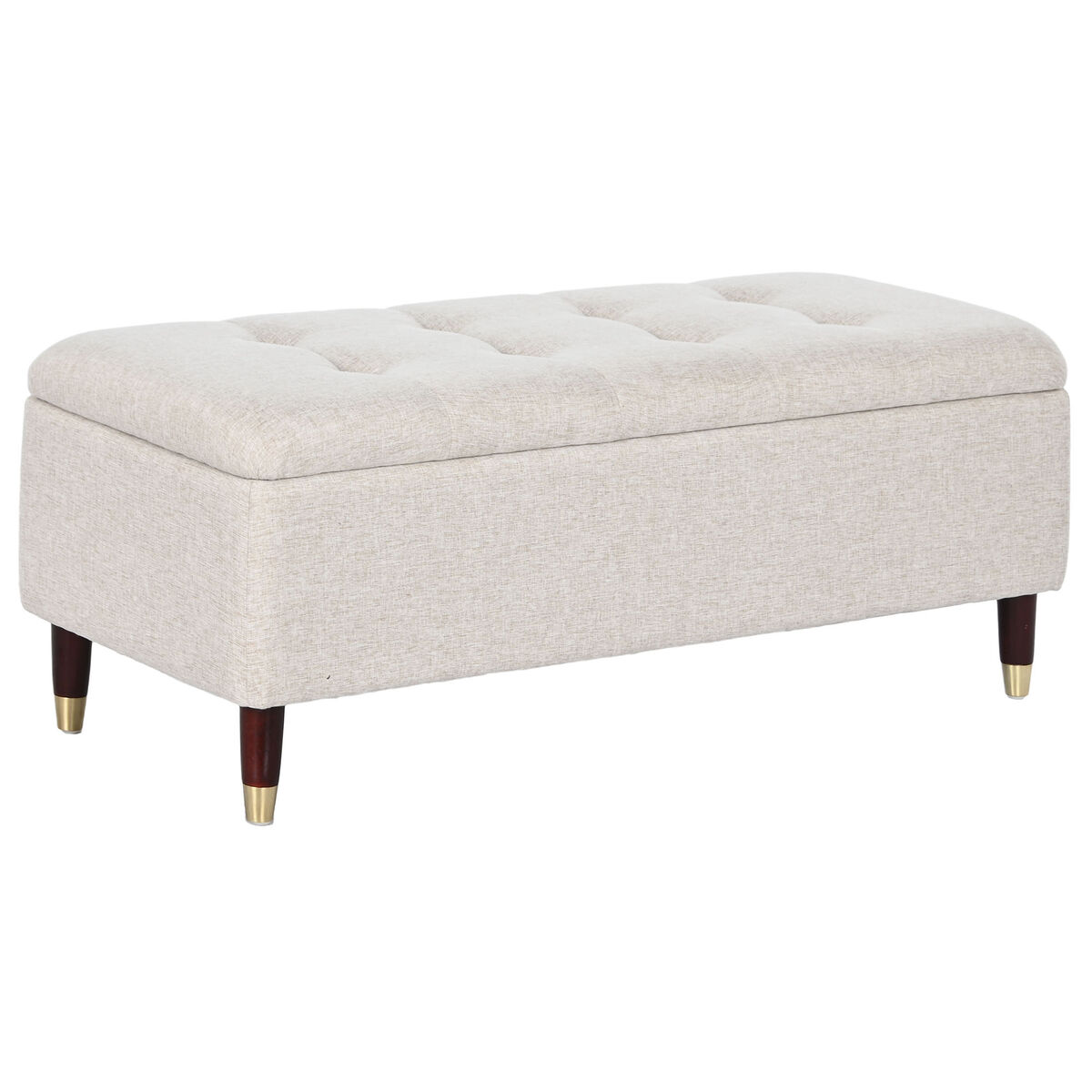 Panca Home Esprit Beige Legno Mdf 110 X 45 X 44 cm