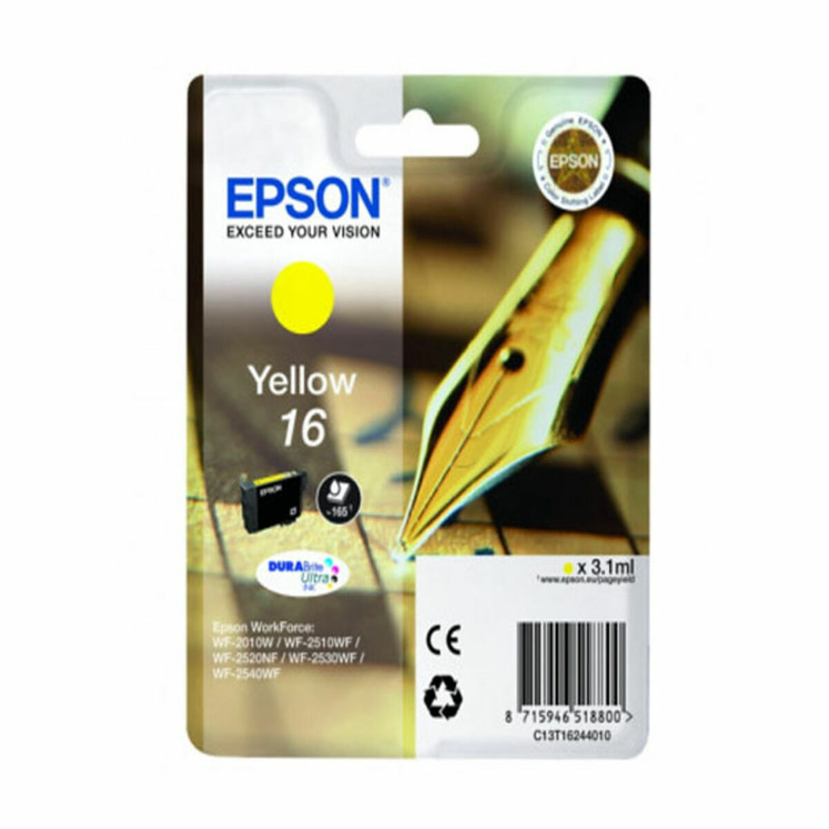 Cartuccia Ad Inchiostro Originale Epson C13t16244012 Giallo