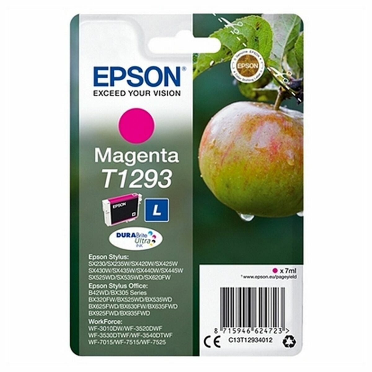 Cartuccia Ad Inchiostro Originale Epson C13t12934012 Magenta