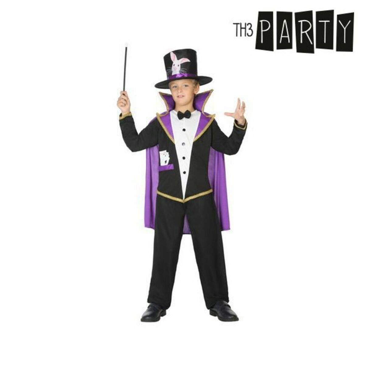 Costume Per Bambini Mago (3 Pcs) Taglia:10-12 Anni