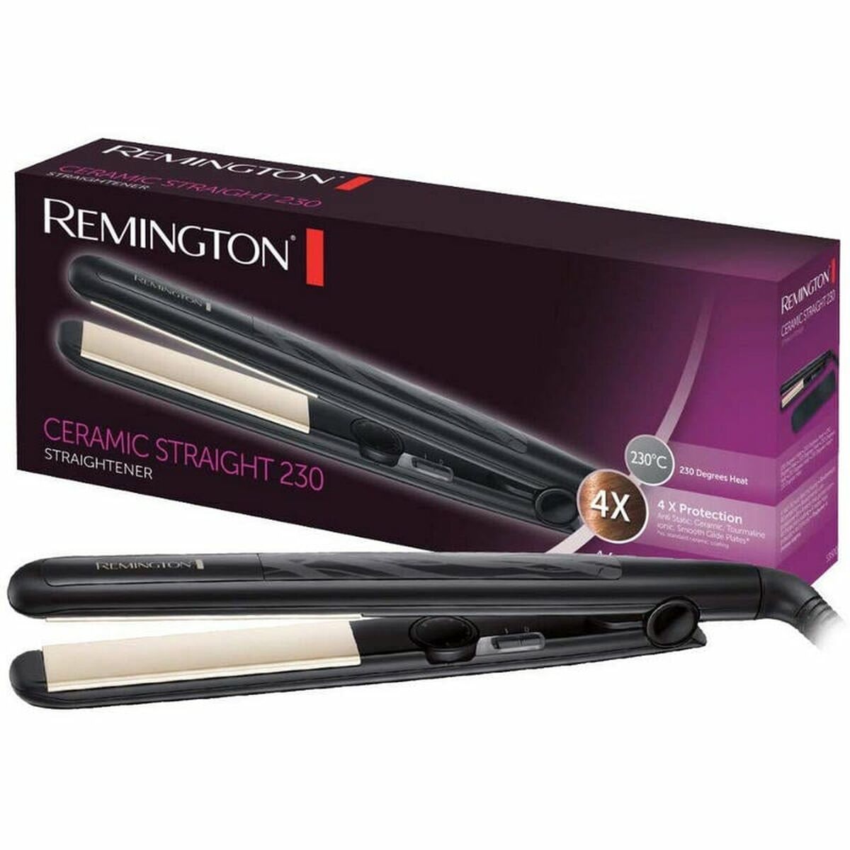 Piastra Per Capelli Remington S3500 Nero