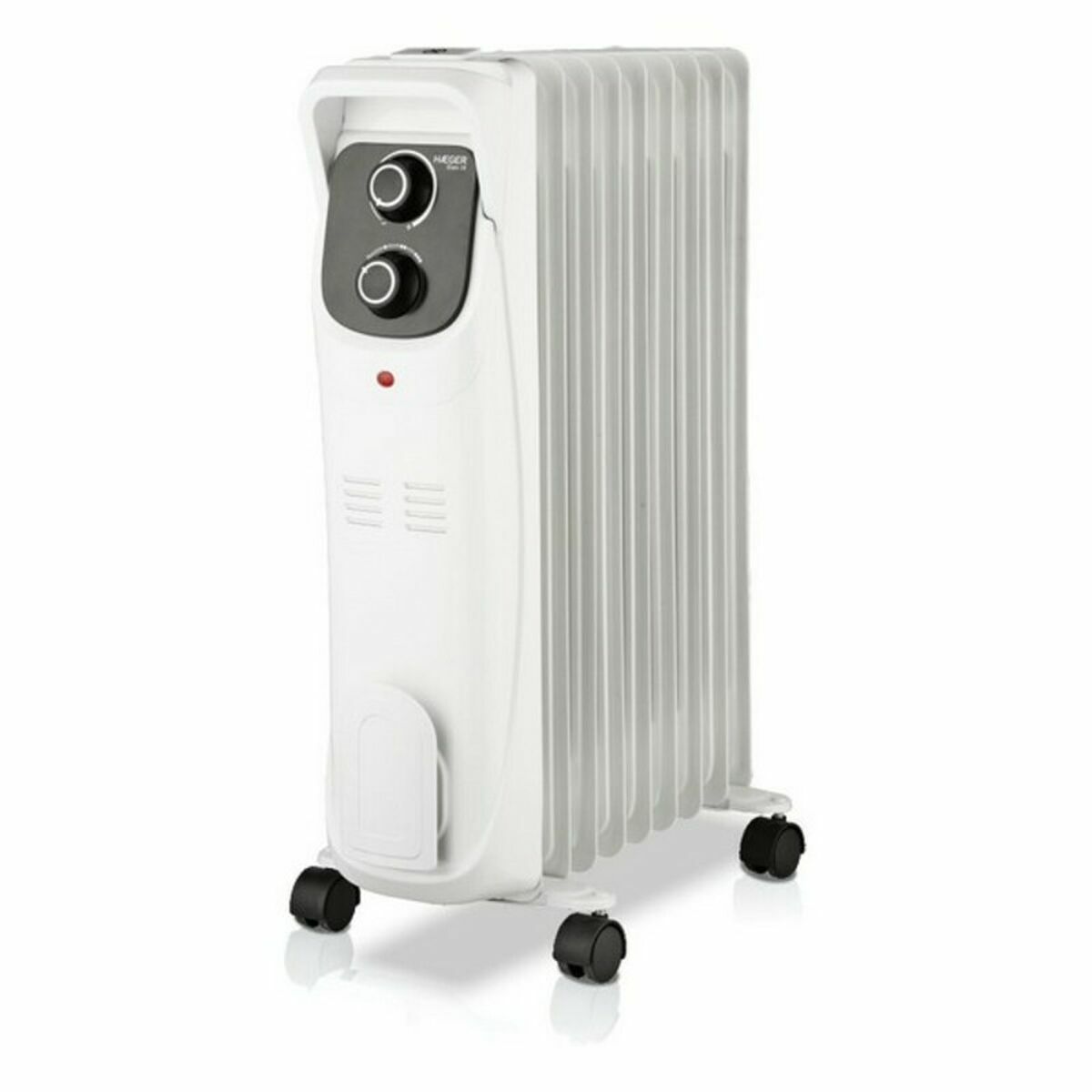 Radiatore A Olio (9 Elementi) Haeger OH-009.006a Bianco 2000 W