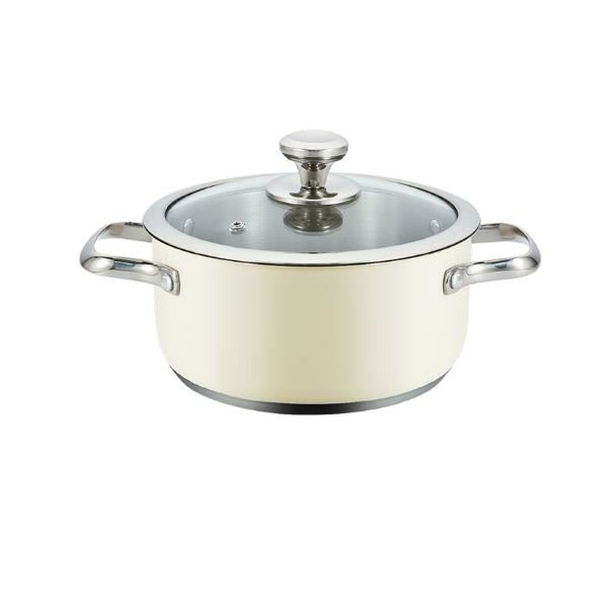 Casseruola Con Coperchio Haeger PA-16h.005a Beige Ø 16 cm