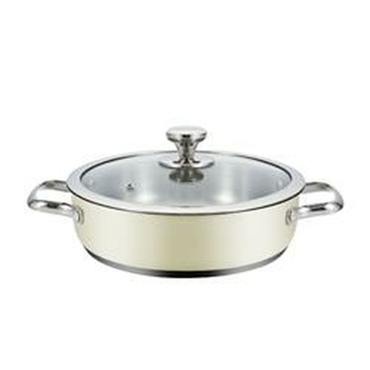Casseruola Con Coperchio Haeger PA-24l.009a Beige Ø 24 cm