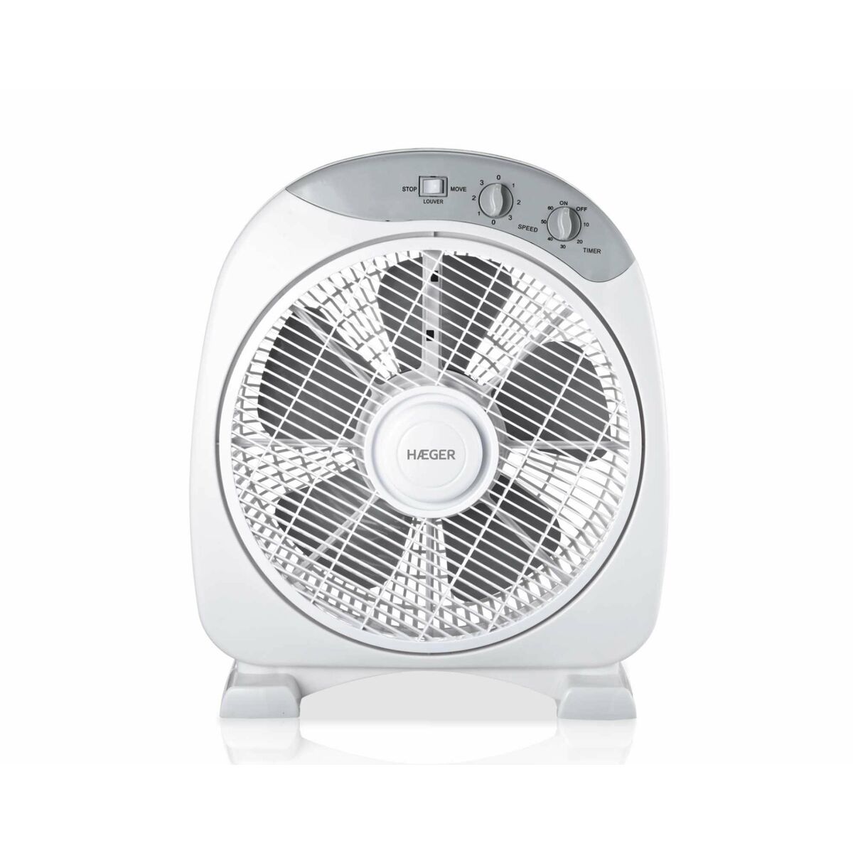 Ventilatore Da Terra Haeger FF-012.004a Bianco 40 W