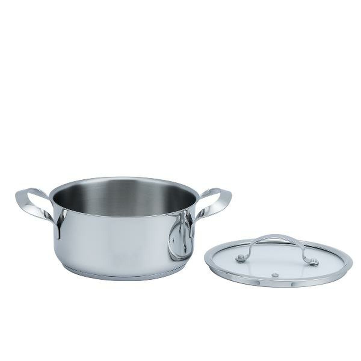 Casseruola Con Coperchio Haeger PA-16h.010a Grigio Ø 16 cm