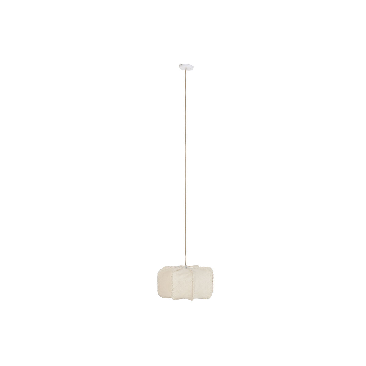 Lampadario Home Esprit Beige Juta Metallo 60 W 45 X 45 X 28 cm