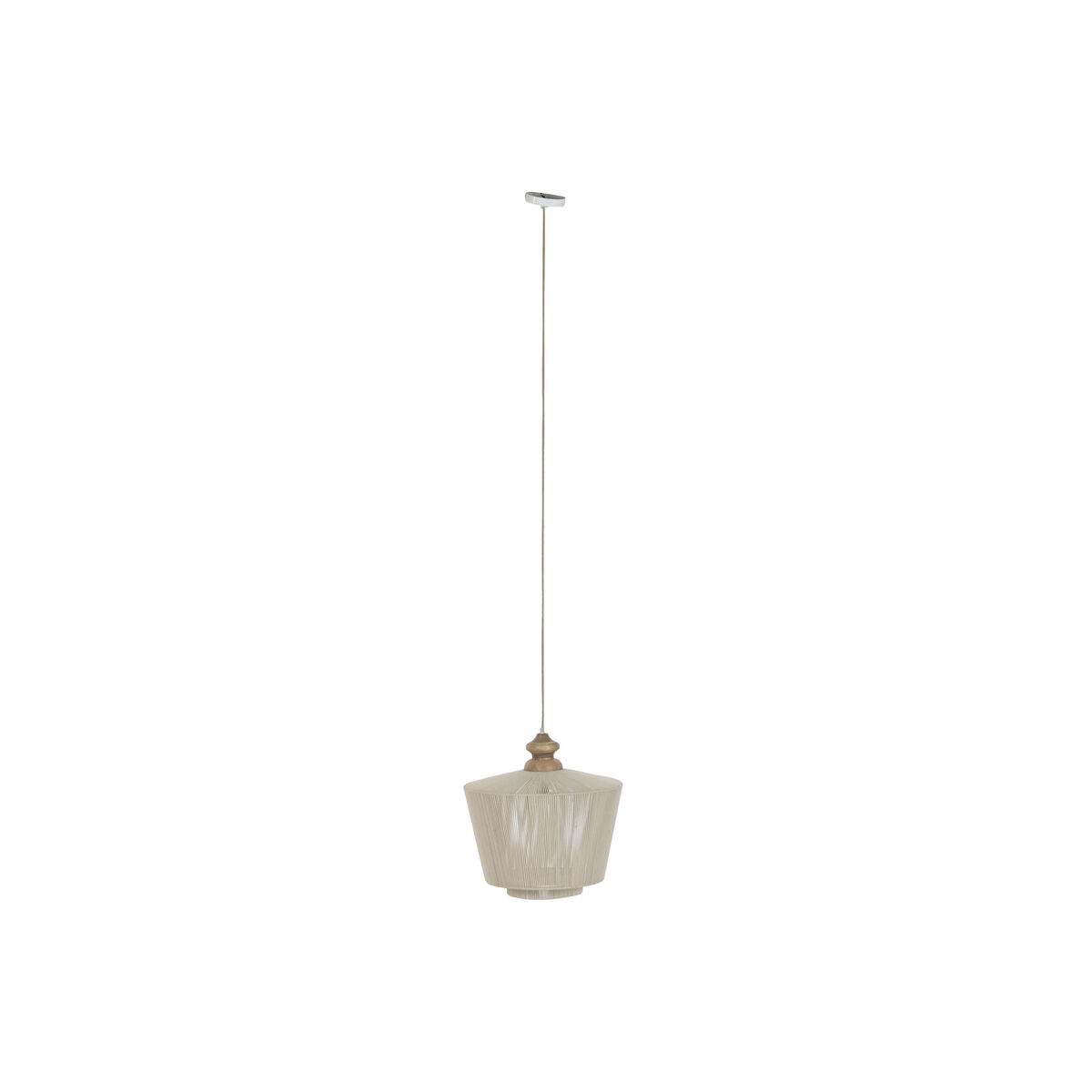 Lampadario Home Esprit Marrone Beige Legno Di Mango 60 W 51 X 51 X 54 cm