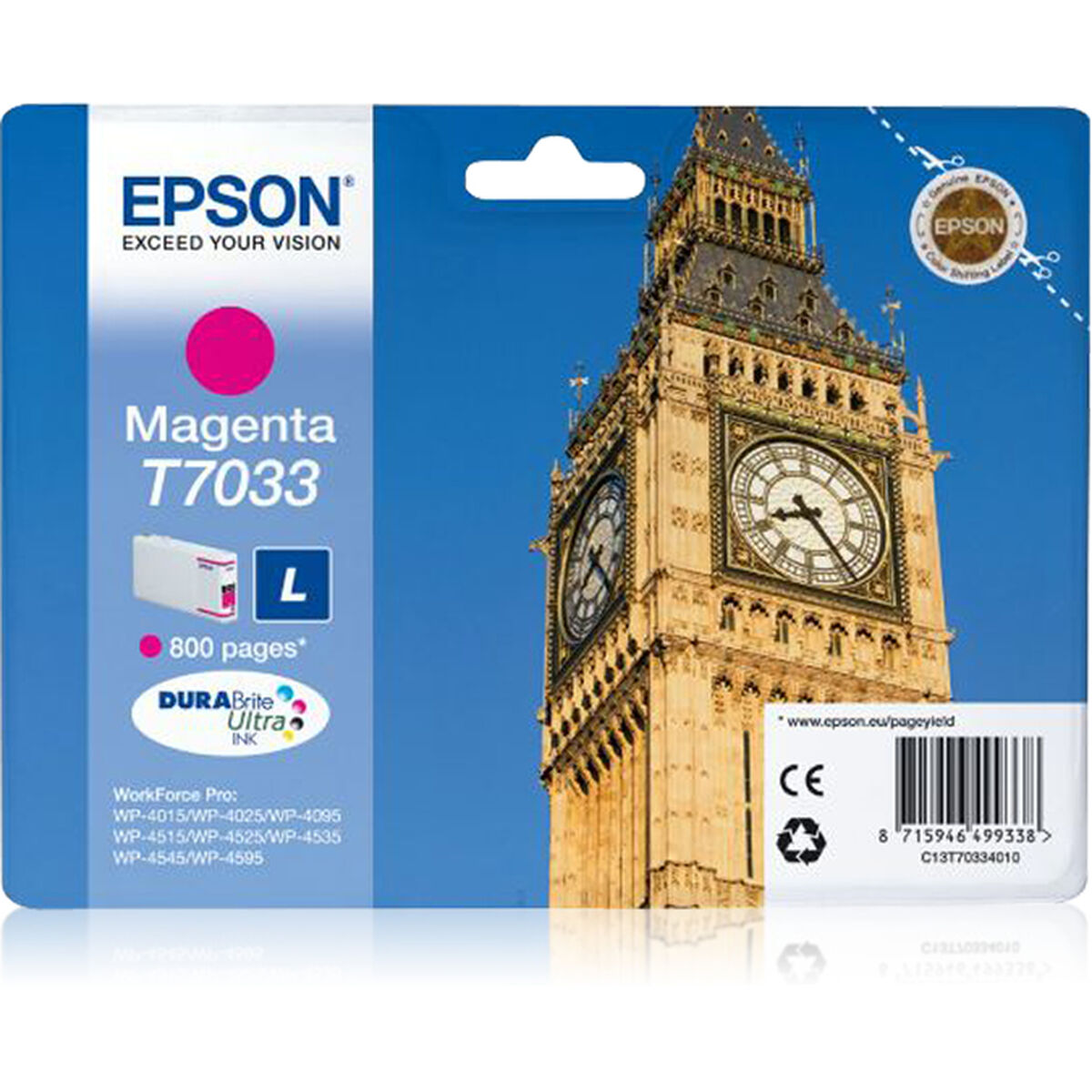 Toner Originale Epson C13t70334010 Magenta