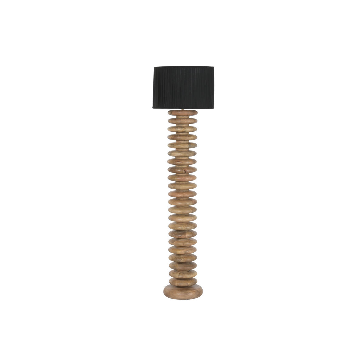 Lampada Da Terra Home Esprit Marrone Nero 220 V 40 X 40 X 160 cm