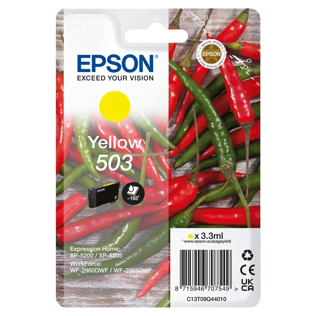 Cartuccia Ad Inchiostro Originale Epson C13t09q44020 Nero Giallo