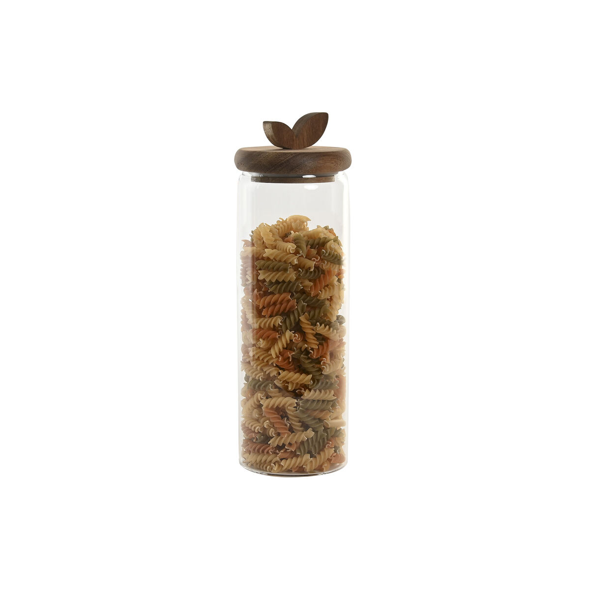 Set Di 4 Barattoli Home Esprit Trasparente Naturale 1,3 L 4 Pezzi - Image 4