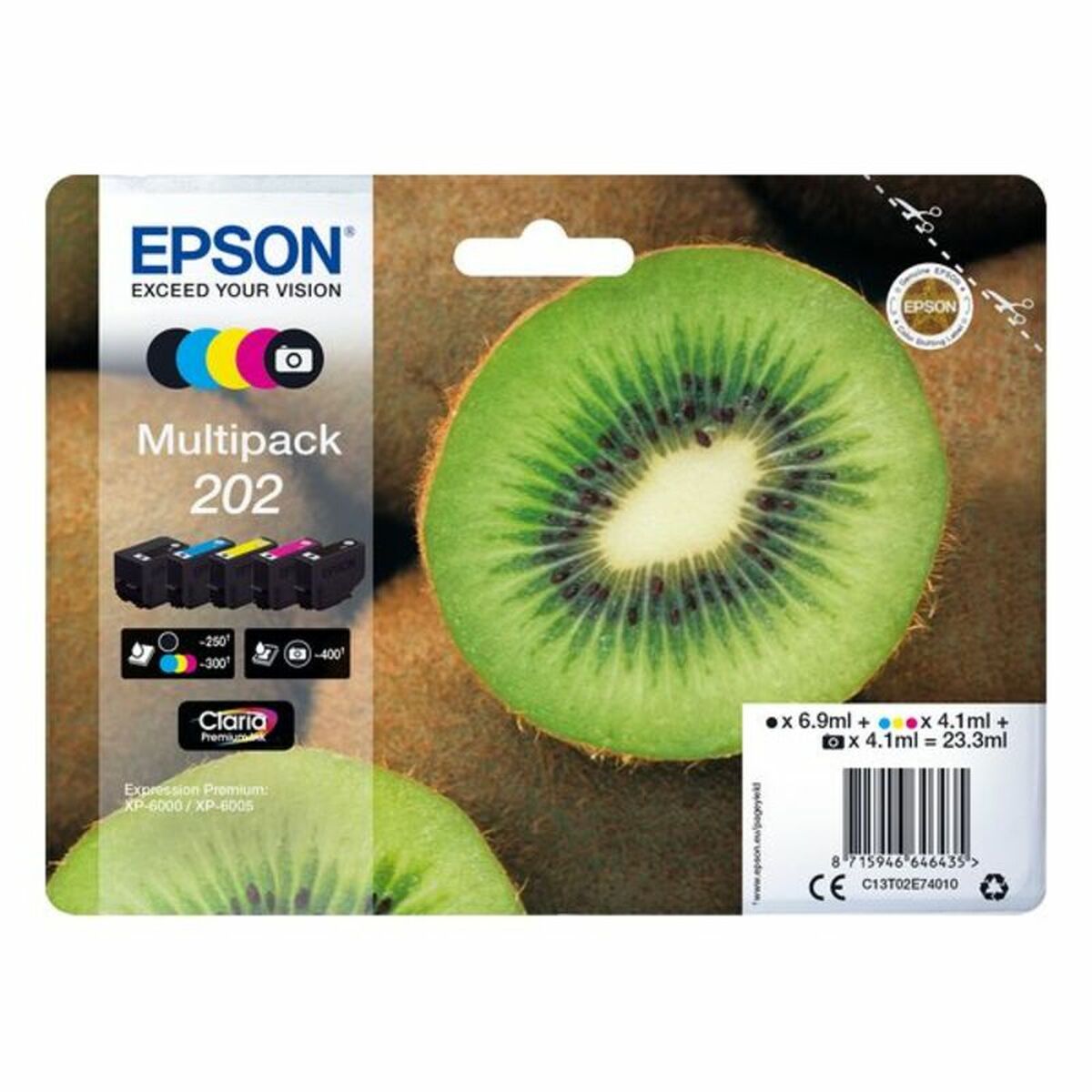 Cartuccia Ad Inchiostro Originale Epson C13t02e74010 23 Ml Multicolore