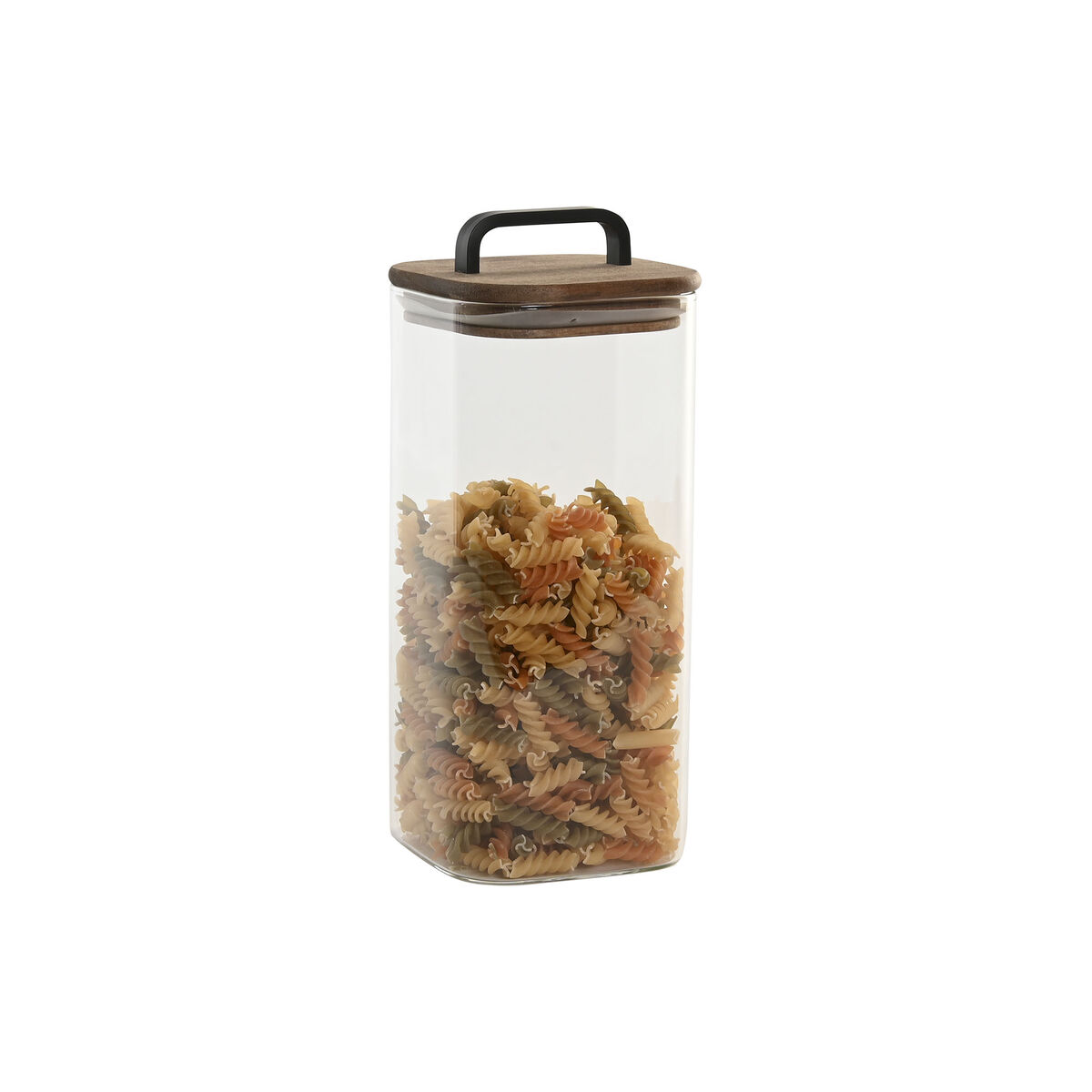 Set Di 4 Barattoli Home Esprit Trasparente Naturale 4 Pezzi - Image 4