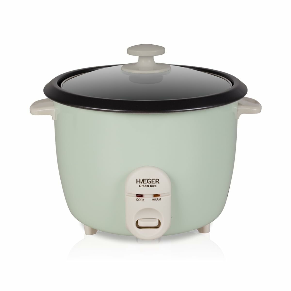 Cuociriso Haeger RC-18l.002a Verde Acciaio Inossidabile Plastica 50 W