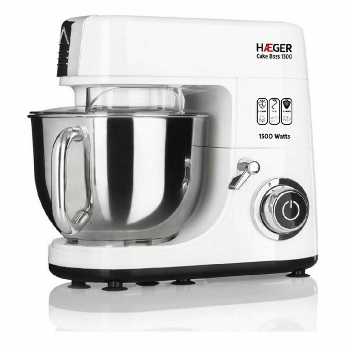 Impastatrice Mixer Con Ciotola Haeger BL-15b.012a 1500 W 1500 W