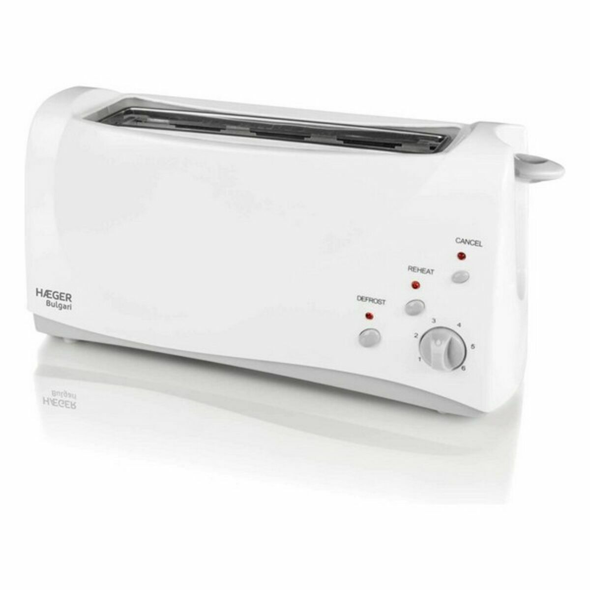 Tostapane Haeger TO-100.008a Multifunzionale 1000 W Bianco