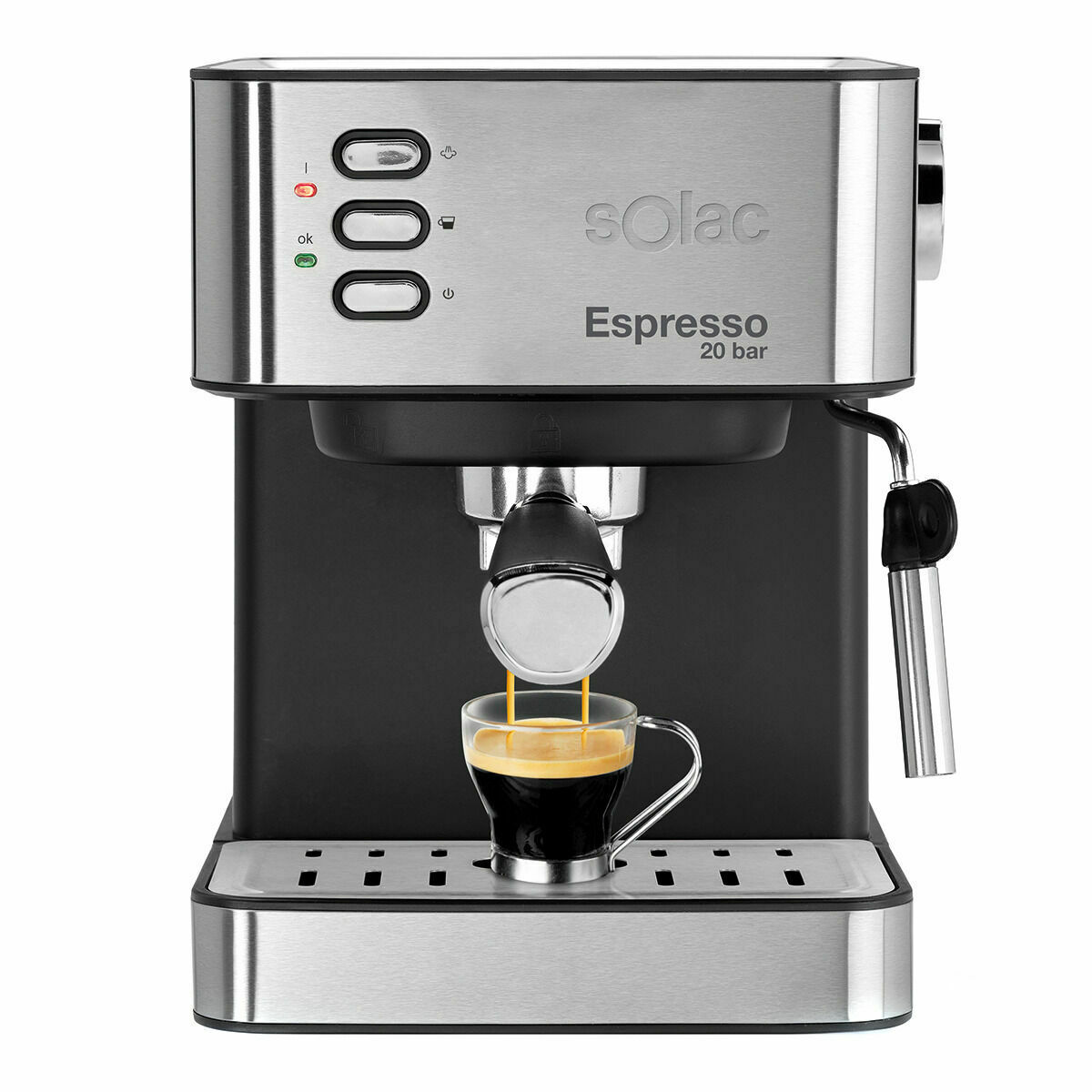 Caffettiera Express Solac Ce4481 Nero Acciaio 850 W