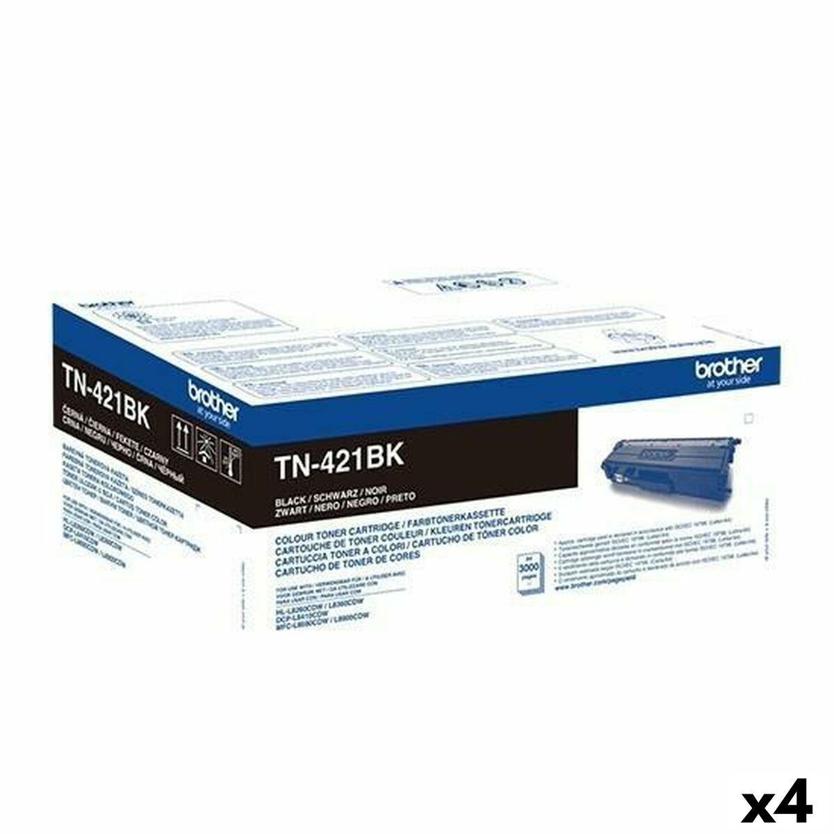 Toner Brother Dcp Nero (4 Unità)