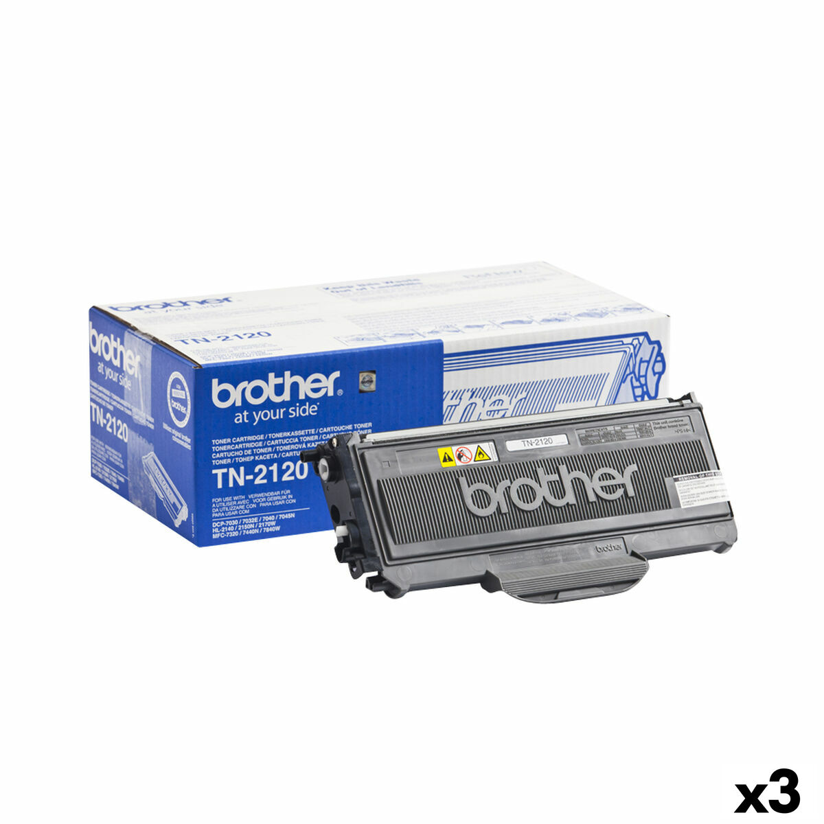 Toner Brother HL-2140/2150/2170w Nero (3 Unità)