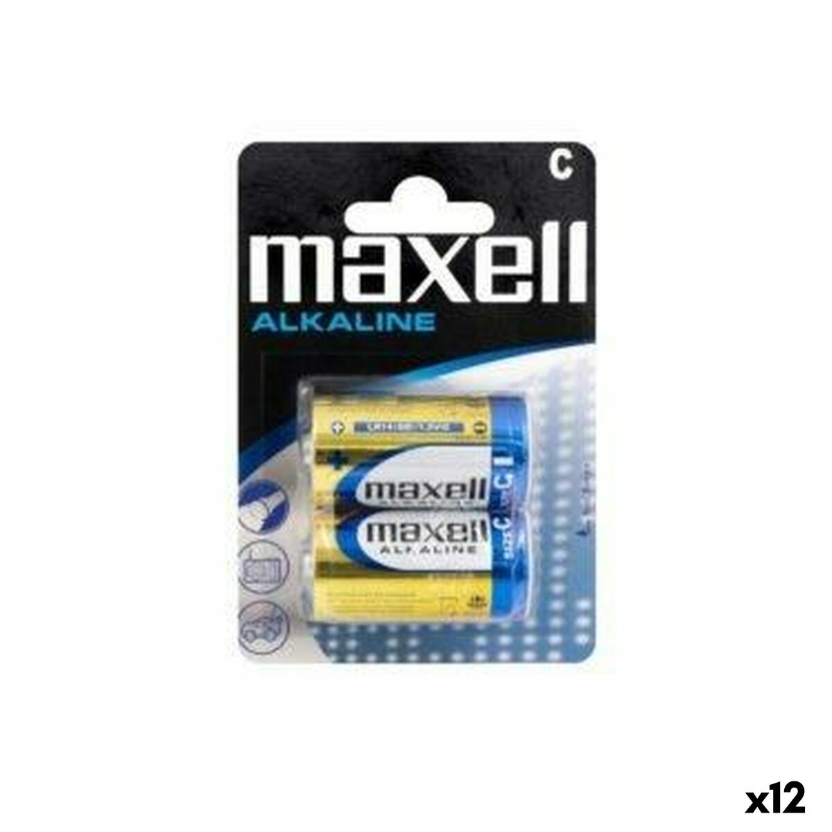 Batterie Alcaline Maxell Lr14 (12 Unità)
