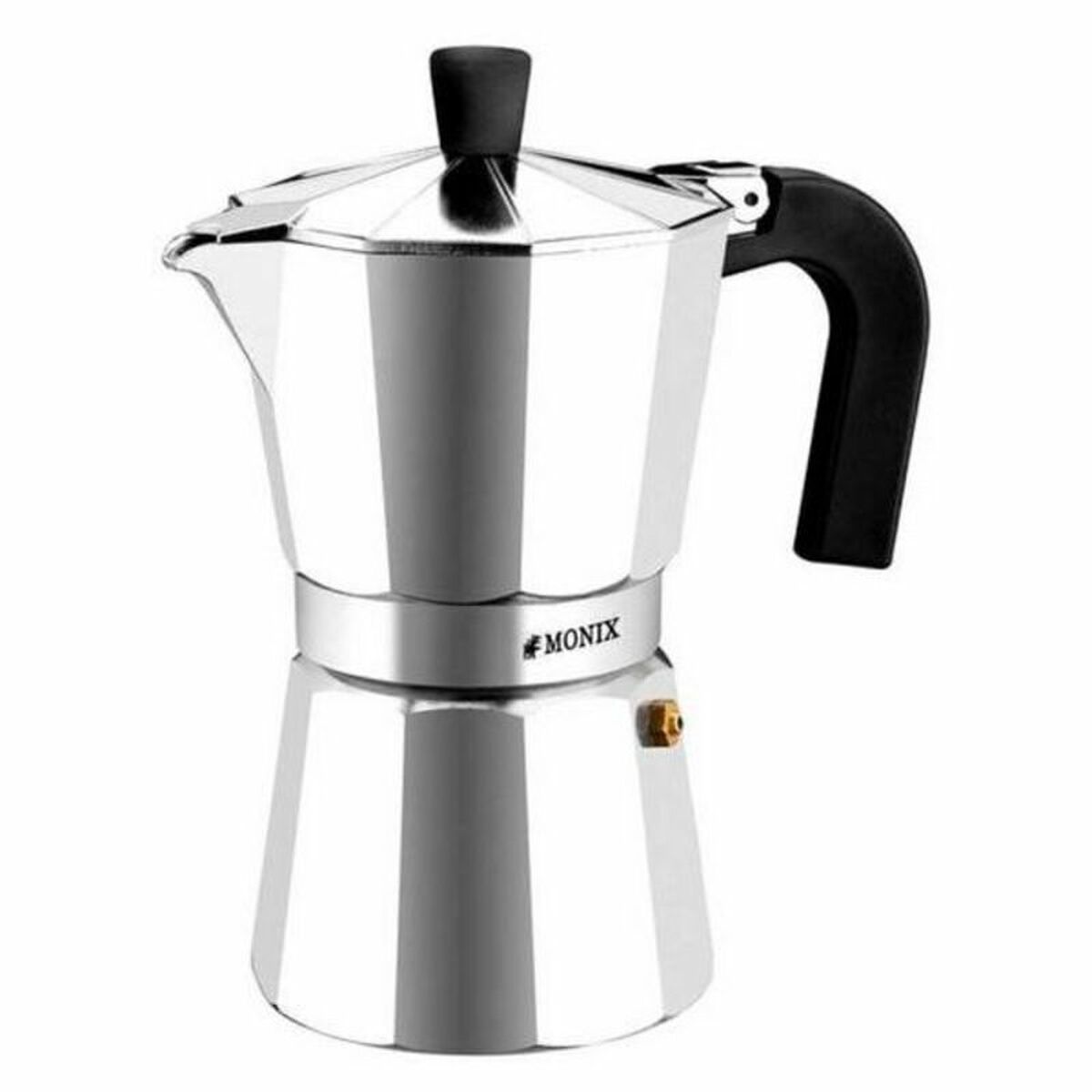 Caffettiera Italiana Monix Braisogona_m620012 Argento Alluminio 12 Tazze