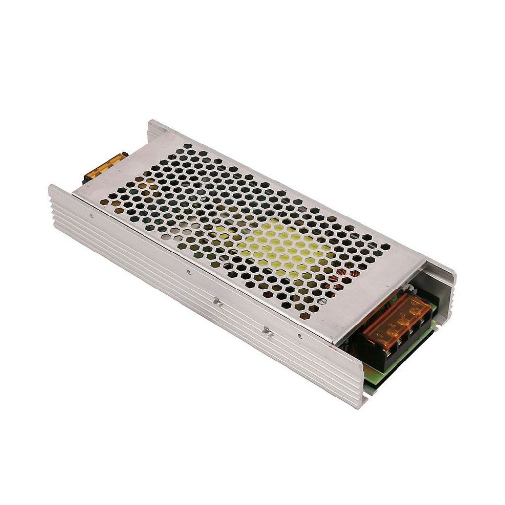 Slim Metal Power Supply 250w 24v 10a With 2 Outputs 225x60x30mm Ip20