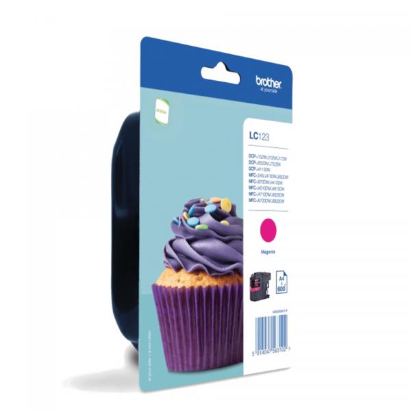 Brother Lc123m - Hohe Ergiebigkeit - Magenta