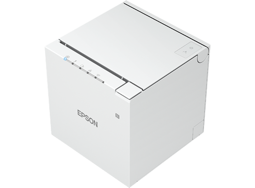 Epson TM-M30iii, Usb, UsB-C, Ethernet, 8 Punkte/mm (203dpi), Cutter, Weiß Bondrucker, Thermodirekt, 8 Punkte/mm (203dpi), Variable Papierbreite (58/8