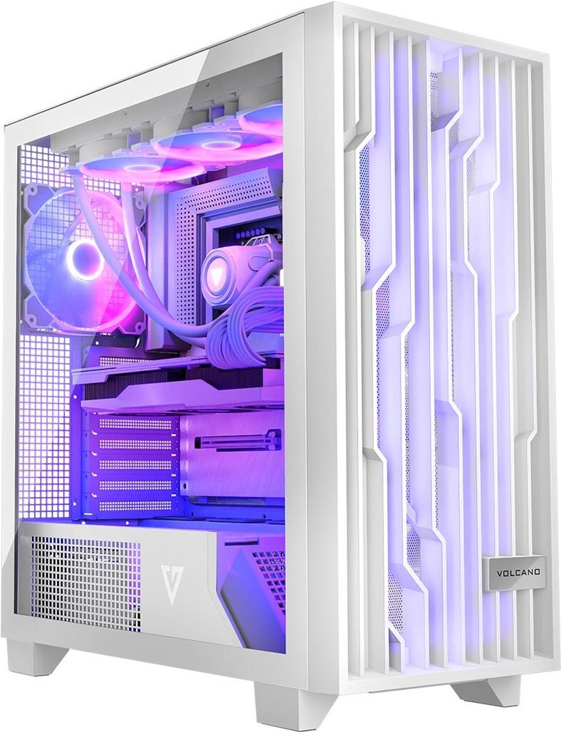 Computergehäuse Modecom Volcano Perun Apex Argb Midi White (aT-PeruN-4F-ArgB-20-000000-0002)