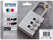 Epson 35xl Multipack - 4eR-Pack - Xl - Schwarz, Gelb, Cyan, Magenta - Original - Blister Mit RF- / Akustischem Alarmsignal - Tintenpatrone - Für Work