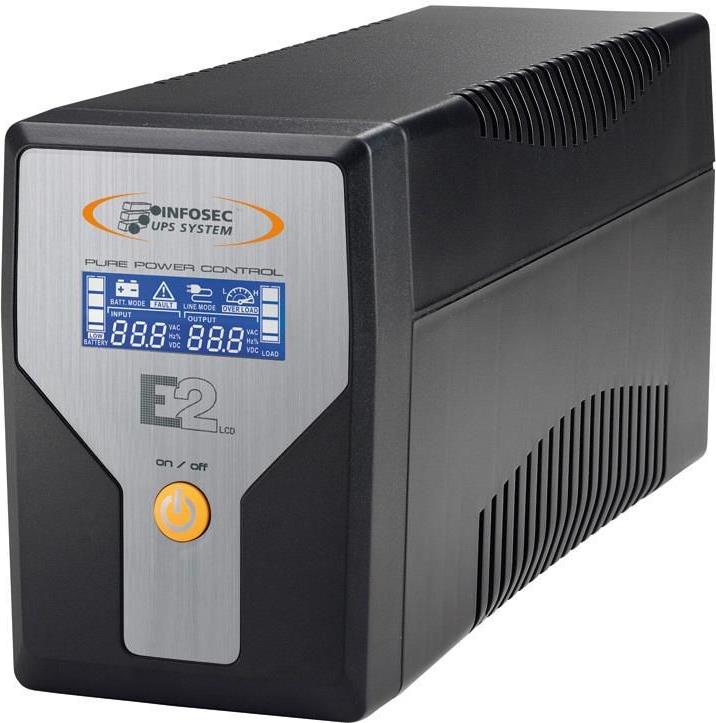 Infosec E2 Lcd - 800va Unterbrechungsfreie Stromversorgung (usv) 0,8 Kva (65349)