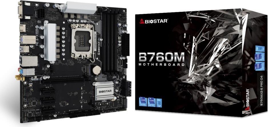 Biostar B760mx2-E Pro D4 B760 S1700 Matx Ddr4 (b760mx2-E Pro D4)