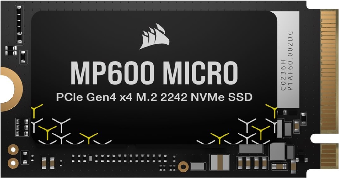 Corsair Mp600 Micro - Ssd - 2 Tb - Intern - M.2 2242 - Pcie 4.0 X4 (nvme) (cssD-F2000gbmp600mcr2)