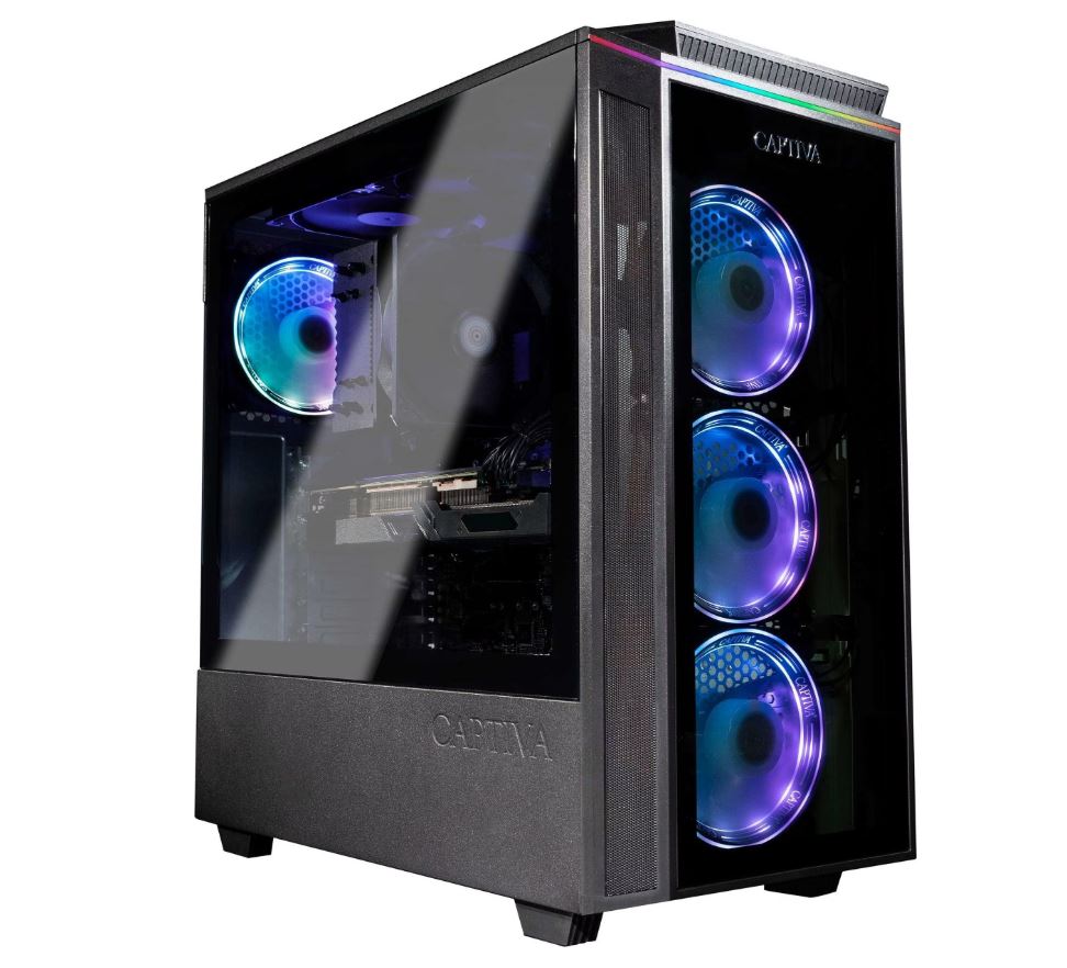 Captiva Pc Highend Gaming R89-500 (ryzen 7 7800x3d/rtx5070 Ti 16gb Gddr7/ssd 1tb/32gb/wlan/windows 11 Home 64-Bit) (89500)