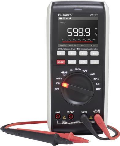 Voltcraft VC-13110165 HanD-Multimeter Kalibriert (iso) Digital Cat Iii 1000 V, Cat Iv 600 V (vC-13110165)
