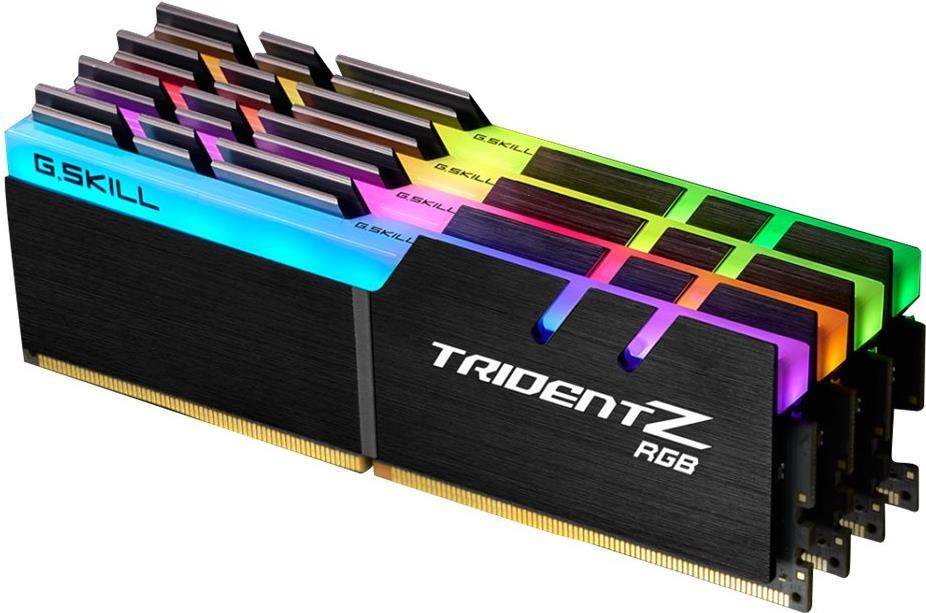 G.skill Tridentz Rgb Series - Ddr4 - 32 Gb: 4 X 8 Gb - Dimm 288-Pin - 3600 Mhz / Pc4-28800 - Cl16 - 1.35 V - Ungepuffert - NoN-Ecc (f4-3600c16Q-32gtz