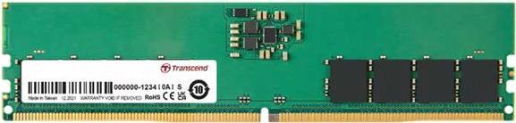 Transcend - Ddr5 - Modul - 8 Gb - Dimm 288-Pin - 4800 Mhz / Pc5-38400 - Cl40 - 1.1 V - Ungepuffert - NoN-Ecc