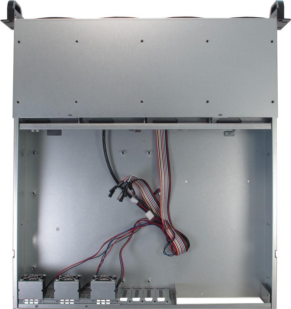 InteR-Tech 2u 2404l S-Ata - Rack - Server - Stahl - Schwarz - Grau - Micro Atx - MinI-Itx - 2u (88887348)
