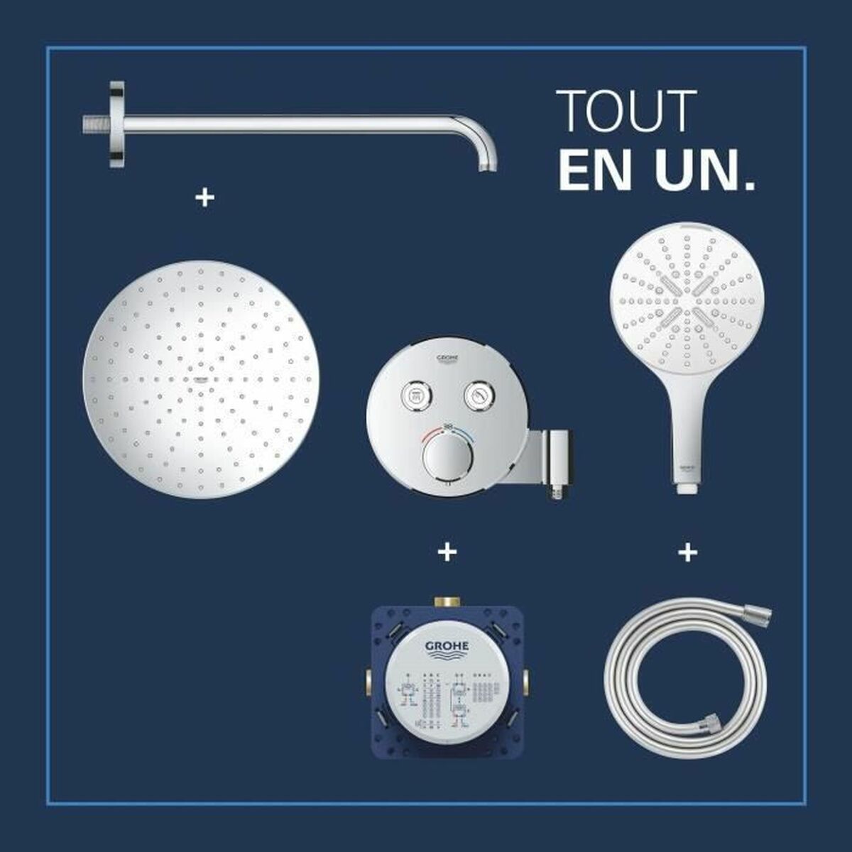 Colonna Doccia Grohe Grigio 31 cm - Image 6