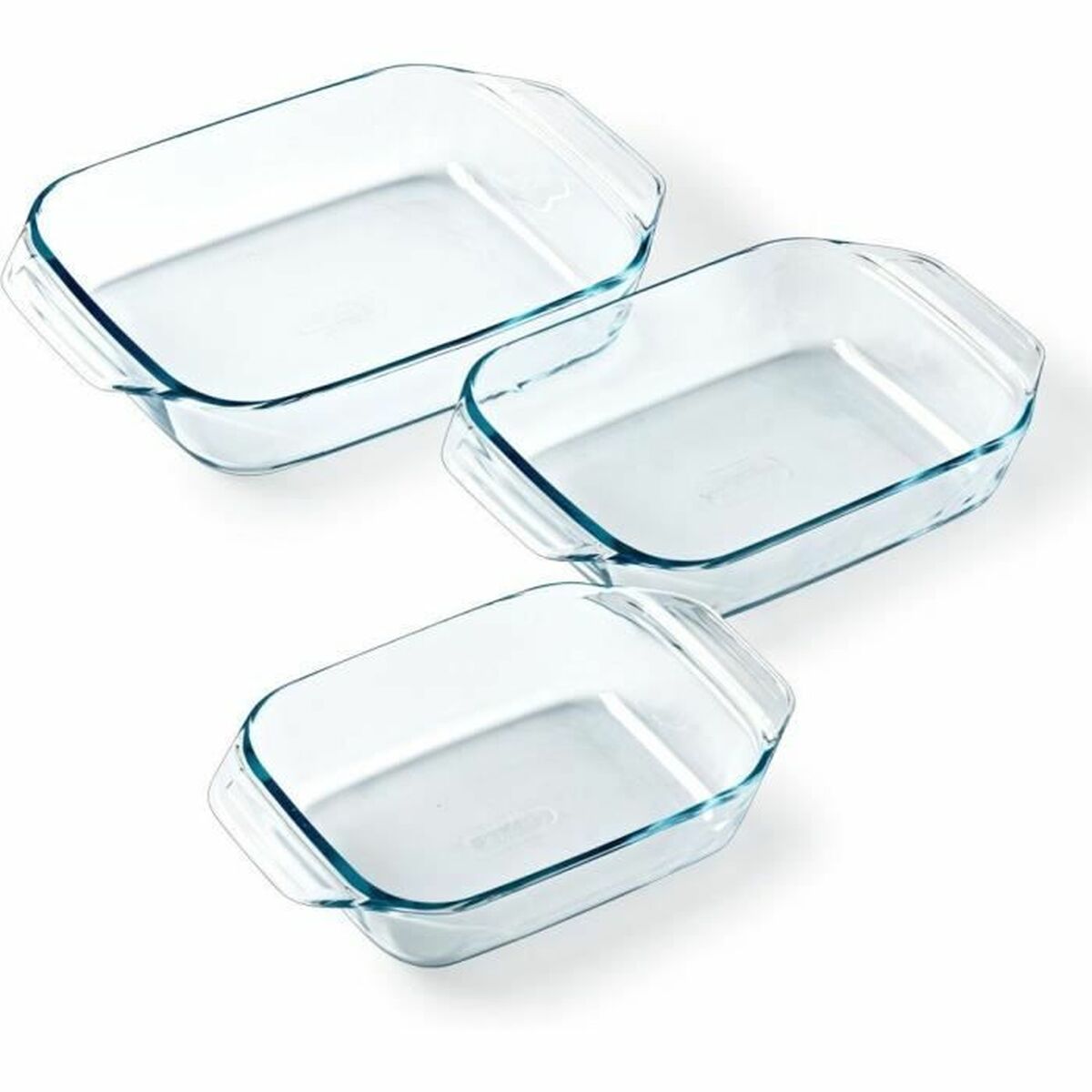 Set Di Teglie Da Forno Pyrex Trasparente 3 Pezzi