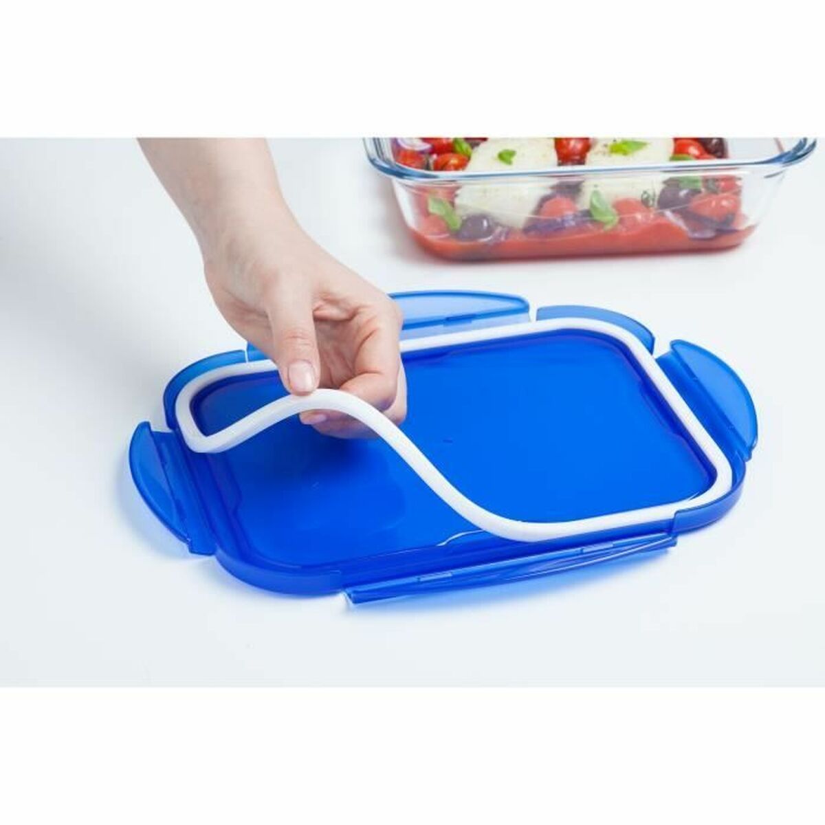 Set Di Contenitori Da Cucina Ermetici Impilabili Pyrex Cook & Go Rettangolare 0,8 L 5 Pezzi - Image 5