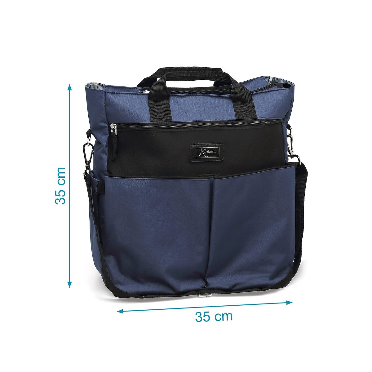 Borsa Organizzatrice Per Passeggino Blu Marino 37 X 15 X 35 cm - Image 4