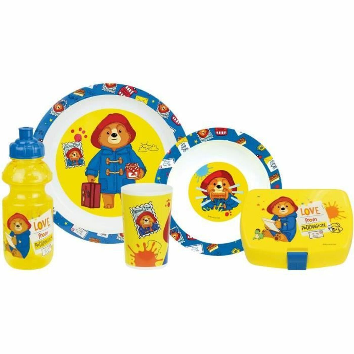 Set Di Stoviglie Per Bambini Fun House Paddington Multicolore 5 Pezzi