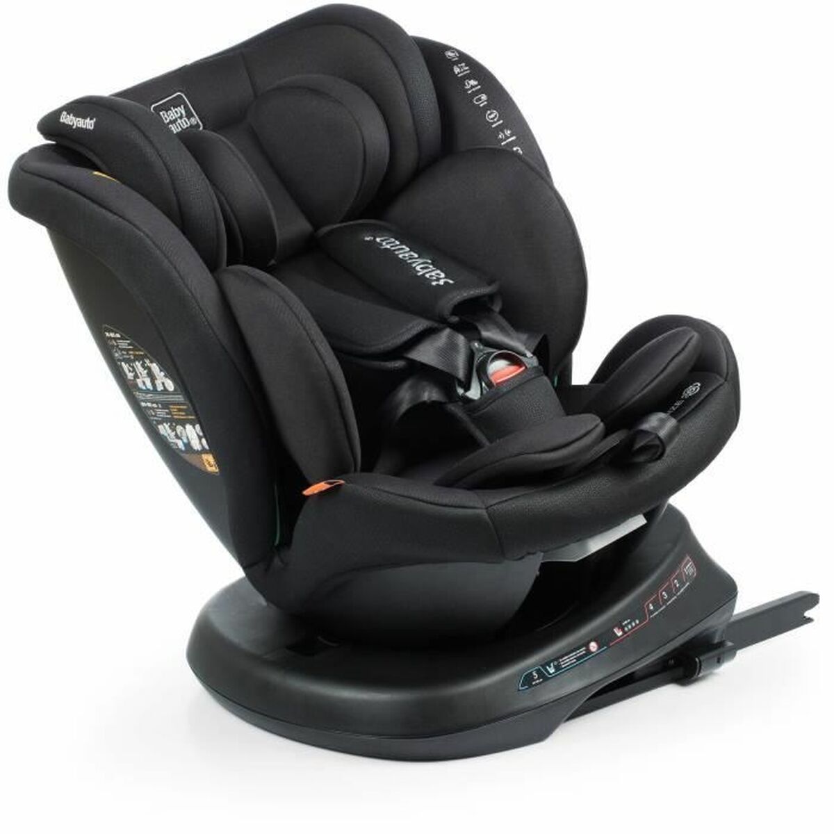 Seggiolino Auto Babyauto Rodia Nero 0 (de 0 A 10 Kilos) I (9 - 18 Kg) Ii (15-25 Kg) Iii (22 - 36 Kg) Per Bambini Ece R129/04 - Image 6