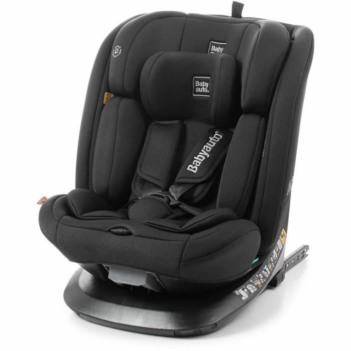 Seggiolino Auto Babyauto Across Nero 0 (de 0 A 10 Kilos) I (9 - 18 Kg) Ii (15-25 Kg) Iii (22 - 36 Kg) Per Bambini Ece R129/04
