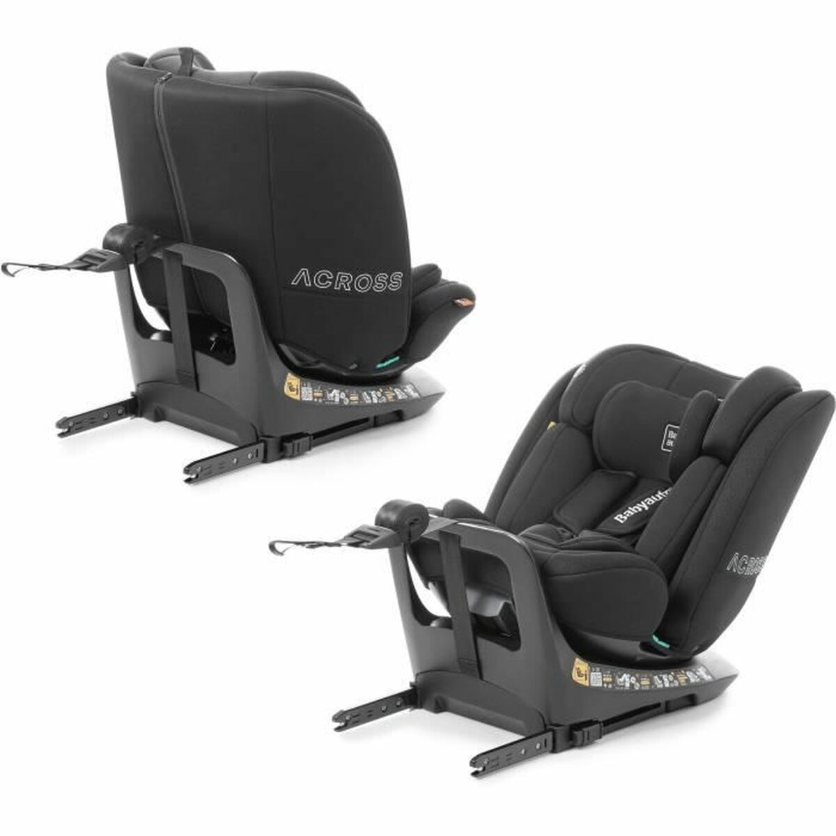 Seggiolino Auto Babyauto Across Nero 0 (de 0 A 10 Kilos) I (9 - 18 Kg) Ii (15-25 Kg) Iii (22 - 36 Kg) Per Bambini Ece R129/04 - Image 6